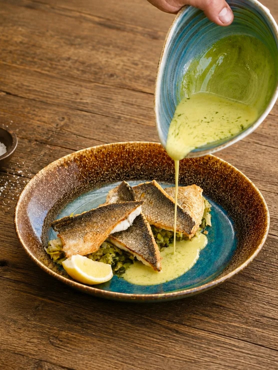 Dish from the Ammos kitchen