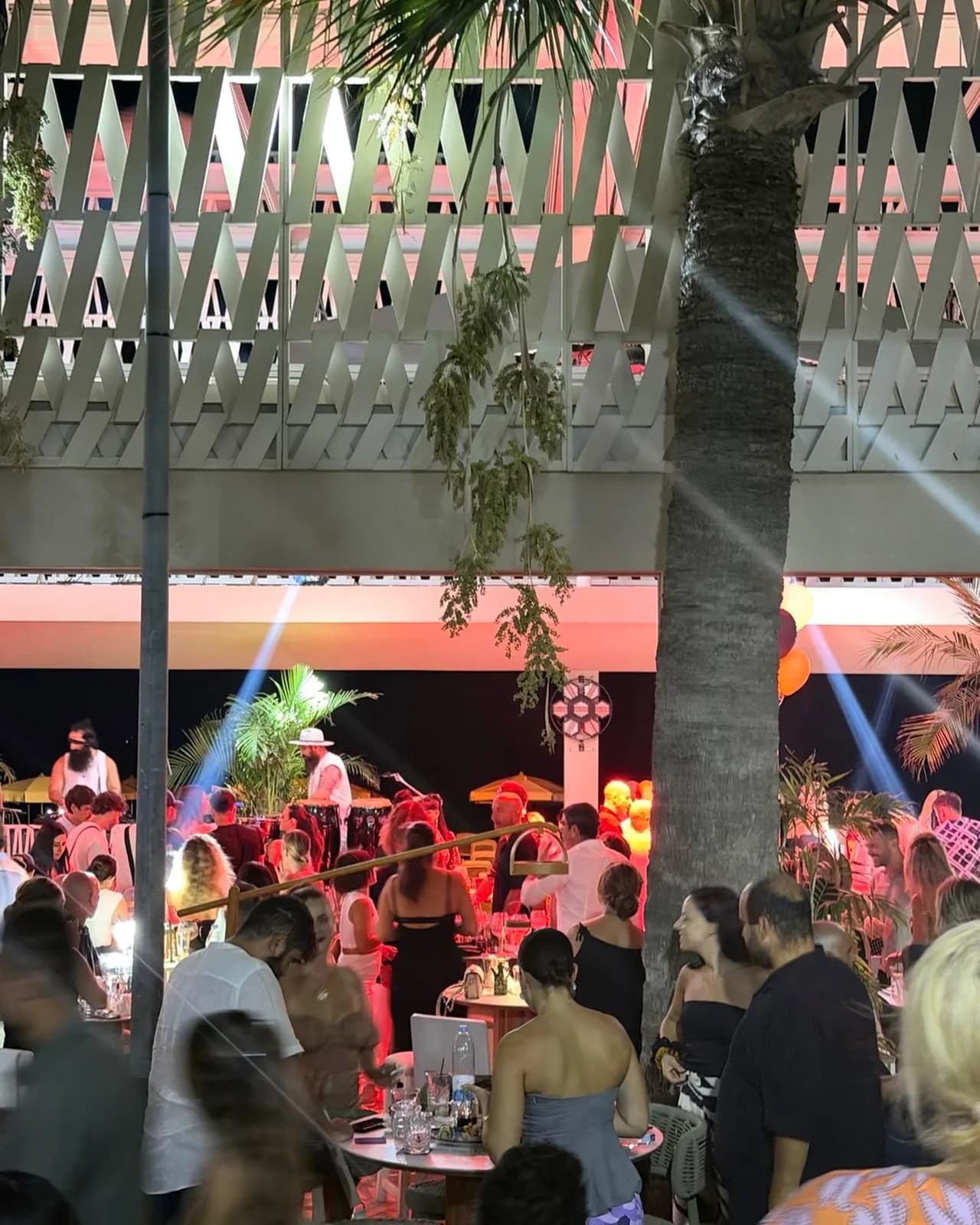 Full moon beach party