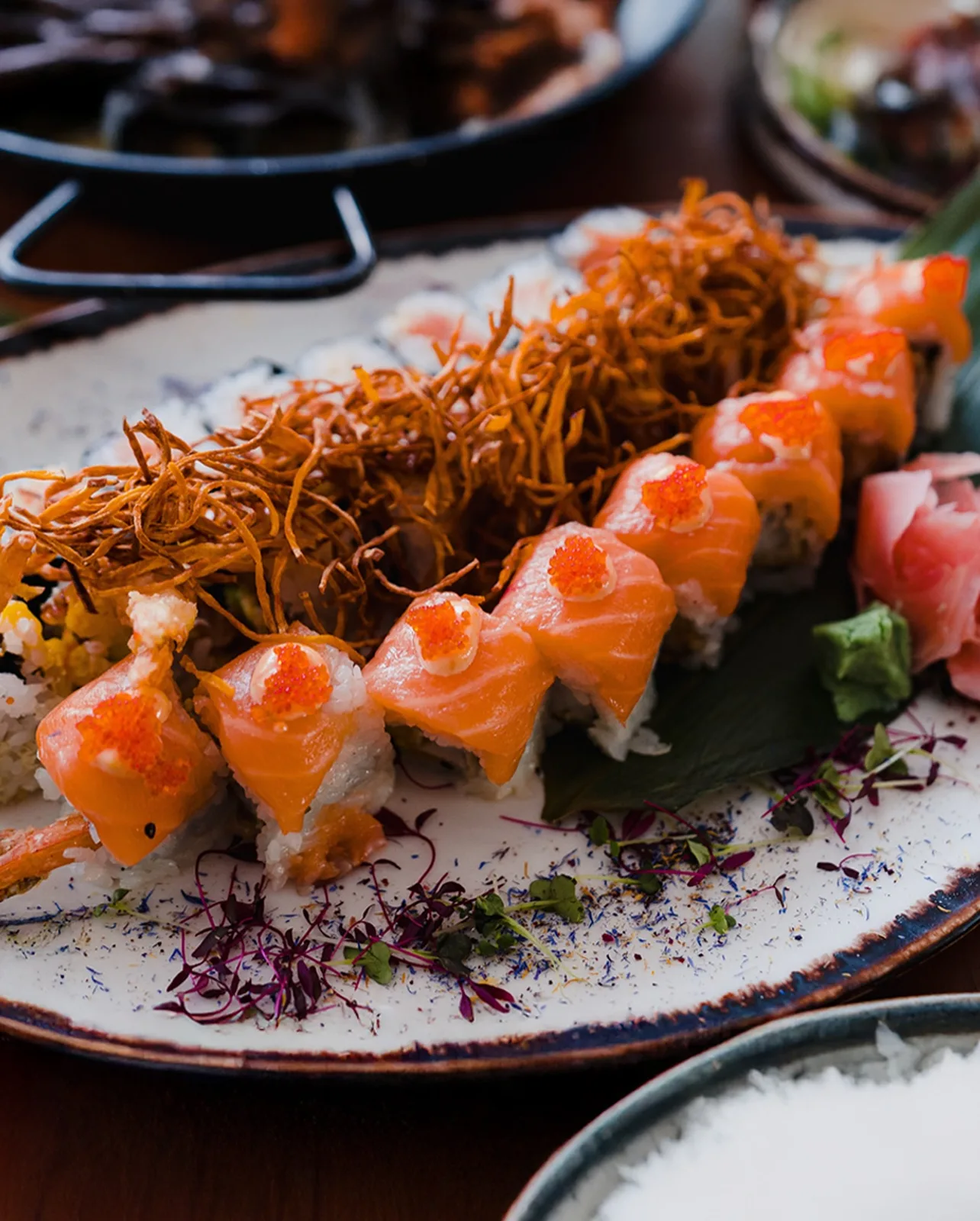 We roll deep in flavor. Crispy tops, ocean-fresh core, Ammos style!