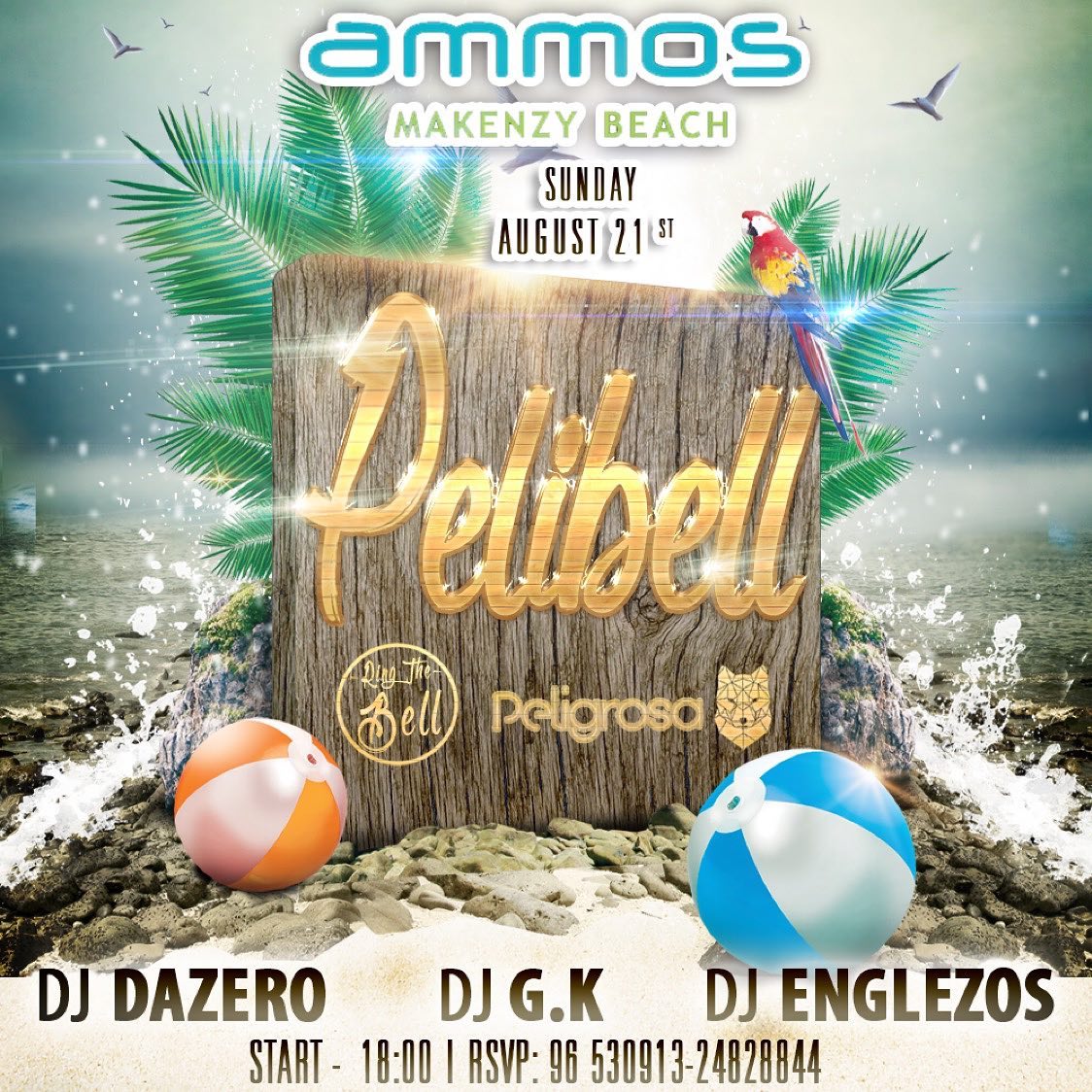 “Pelibell” @ ammos beach bar  
